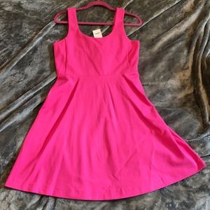 Sleeveless magenta dress by J.Crew